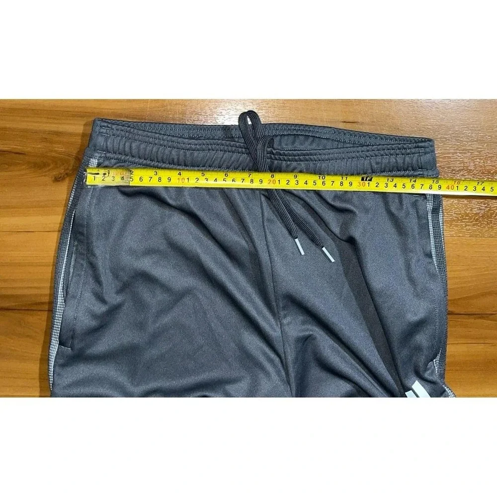 Mens NWOT Adidas 3 Stripe Athletic Performance Workout Tapered Track Pants